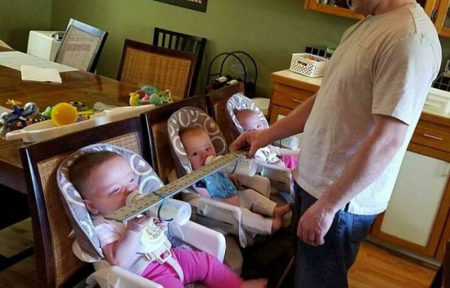 When Children Are Left With Their Fathers (24 pics)