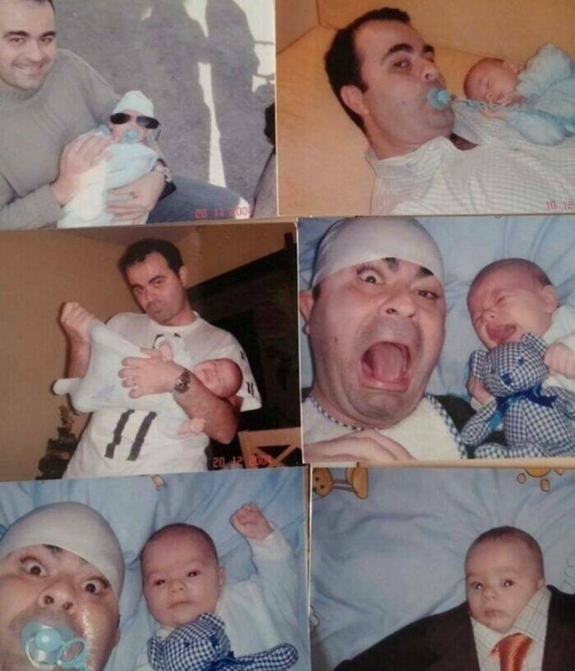 When Children Are Left With Their Fathers (24 pics)