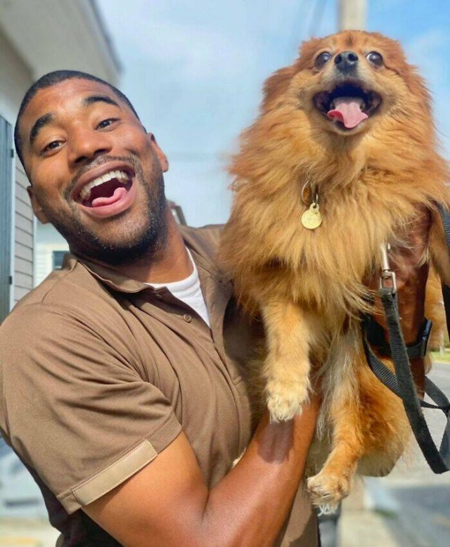 The Postman Who Loves Dogs Very Much (25 pics)