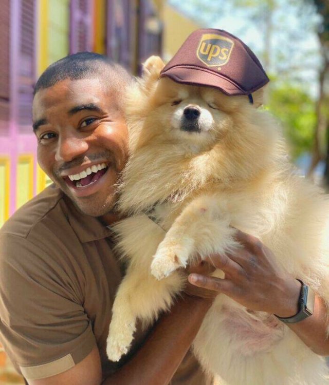 The Postman Who Loves Dogs Very Much (25 pics)
