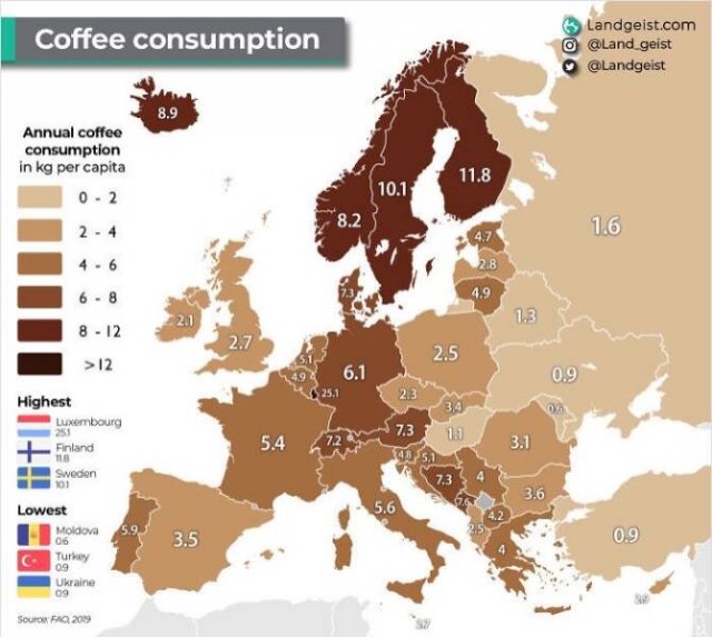 Interesting Data And Maps (20 pics)