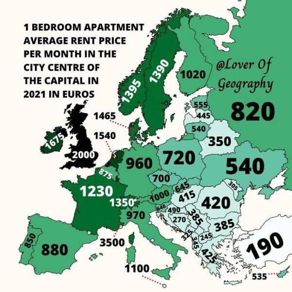 Interesting Data And Maps (20 pics)
