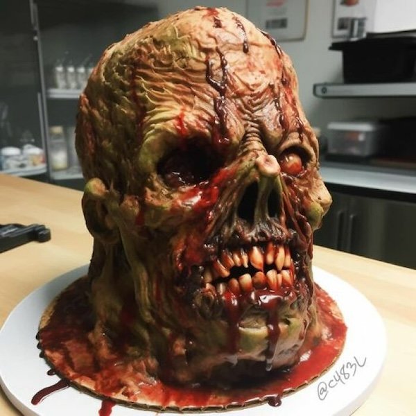 Unusual And Creepy Cakes (29 pics)