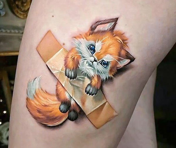 Unusual And Cool 3D Tattoos (29 pics)