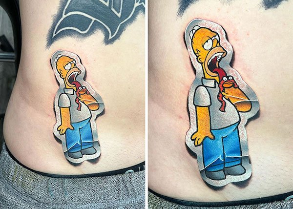 Unusual And Cool 3D Tattoos (29 pics)
