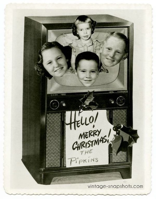 Vintage Christmas Cards (34 pics)
