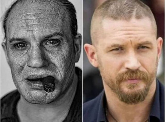 Actors And Actresses Before And After Movie Makeup (22 pics)