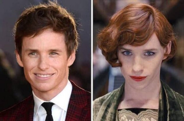 Actors And Actresses Before And After Movie Makeup (22 pics)