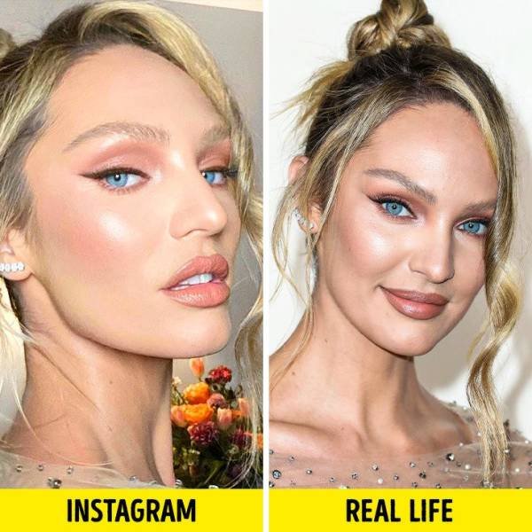 Celebs On Instagram And In Real Life (19 pics) Celebs On Instagram And In Real Life (19 pics)