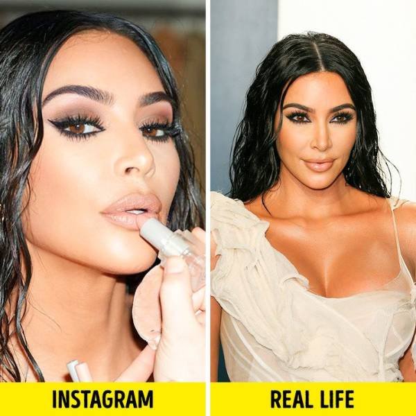 Celebs On Instagram And In Real Life (19 pics) Celebs On Instagram And In Real Life (19 pics)