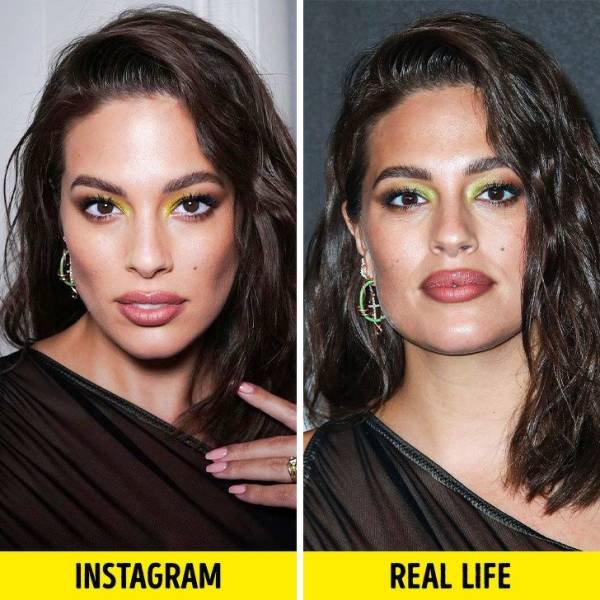 Celebs On Instagram And In Real Life (19 pics) Celebs On Instagram And In Real Life (19 pics)