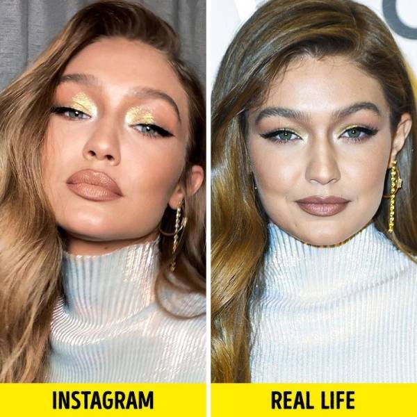 Celebs On Instagram And In Real Life (19 pics) Celebs On Instagram And In Real Life (19 pics)