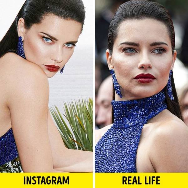 Celebs On Instagram And In Real Life (19 pics) Celebs On Instagram And In Real Life (19 pics)