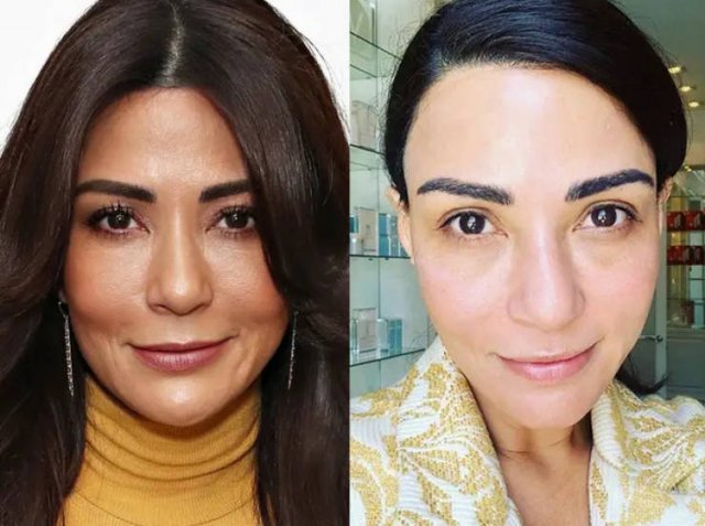 Famous Women With And Without Makeup (24 pics) Famous Women With And Without Makeup (24 pics)
