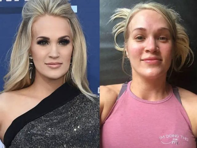 Famous Women With And Without Makeup (24 pics) Famous Women With And Without Makeup (24 pics)