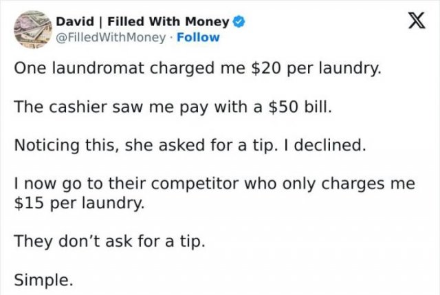 People Against Tipping (20 pics)