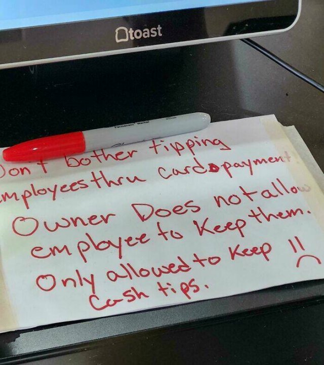 People Against Tipping (20 pics)