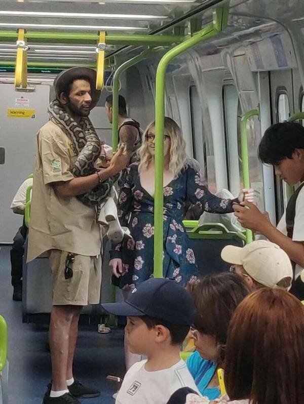 Strange People In The Subway (15 pics)