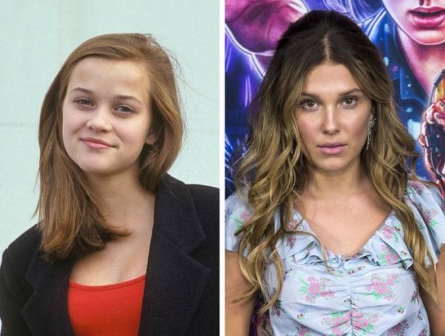 Hollywood Stars At The Same Age (10 pics) Hollywood Stars At The Same Age (10 pics)