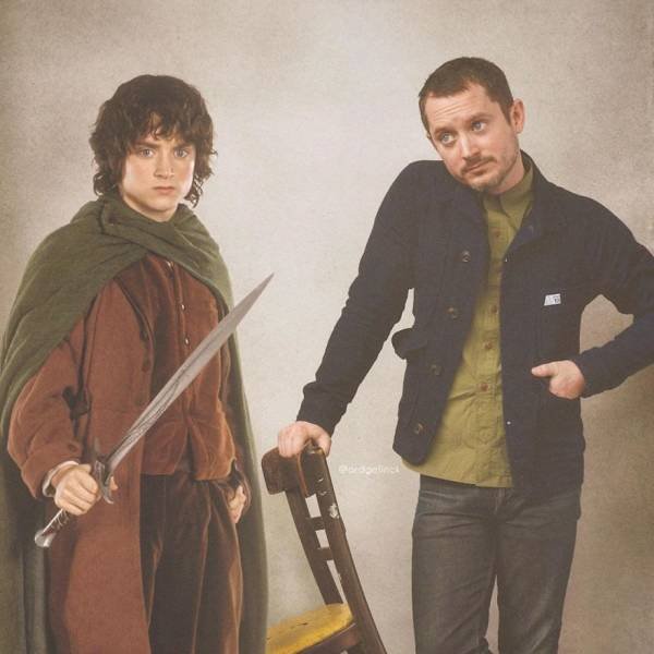 Actors And Actresses With Their Famous Characters (28 pics) Actors And Actresses With Their Famous Characters (28 pics)