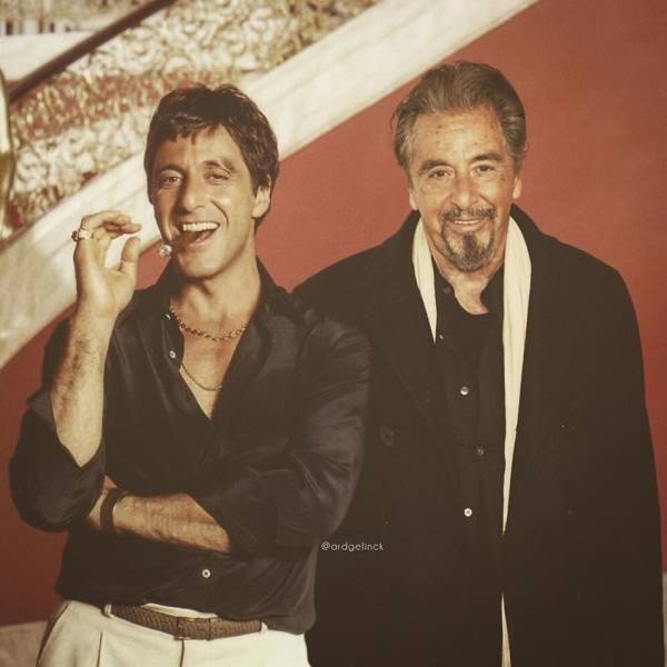Actors And Actresses With Their Famous Characters (28 pics) Actors And Actresses With Their Famous Characters (28 pics)