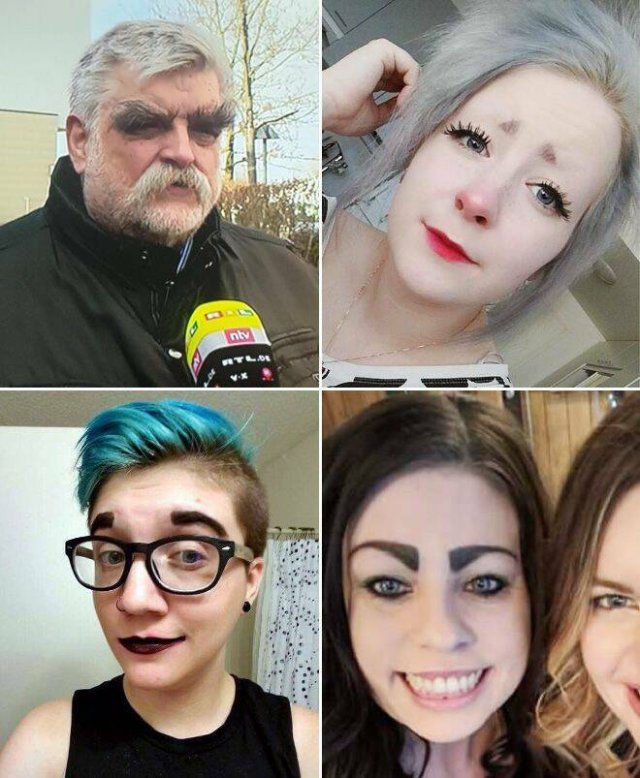 People With Awful Eyebrows (24 pics)