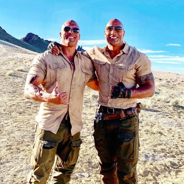 Actors With Their Stunt Doubles (23 pics) Actors With Their Stunt Doubles (23 pics)
