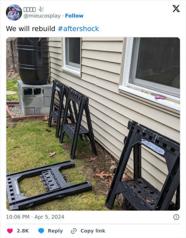 ''We Will Rebuild'' Trend After The East Coast Earthquake (22 pics)