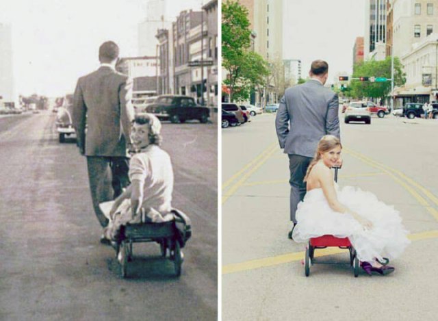 People Repeat Photos From The Past (20 pics) People Repeat Photos From The Past (20 pics)