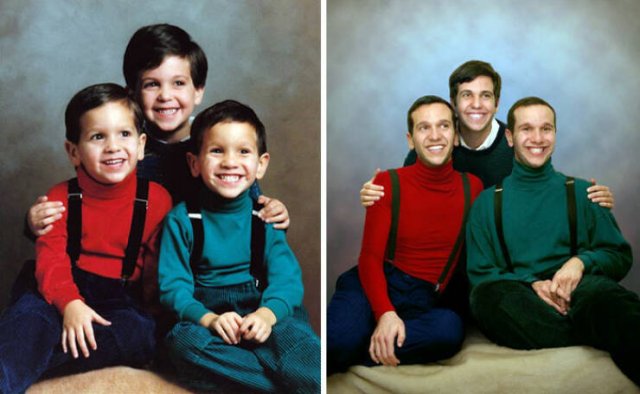 People Repeat Photos From The Past (20 pics) People Repeat Photos From The Past (20 pics)