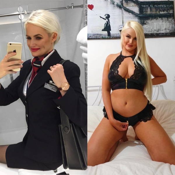 Hot Flight Attendants (35 pics)