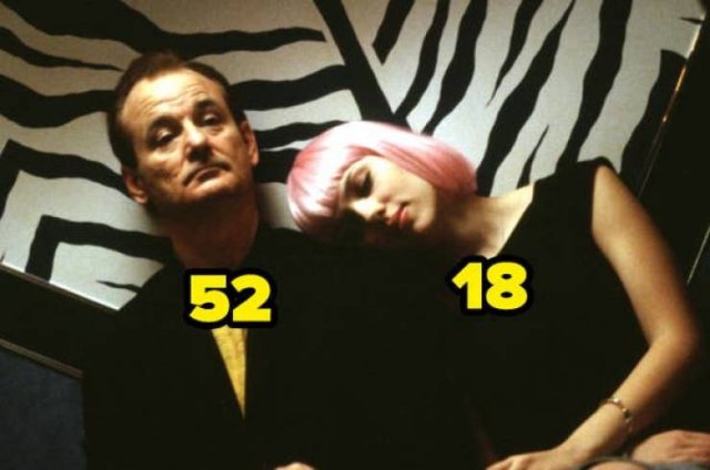 The Real Age Difference Between Famous Movie Couples (47 pics)