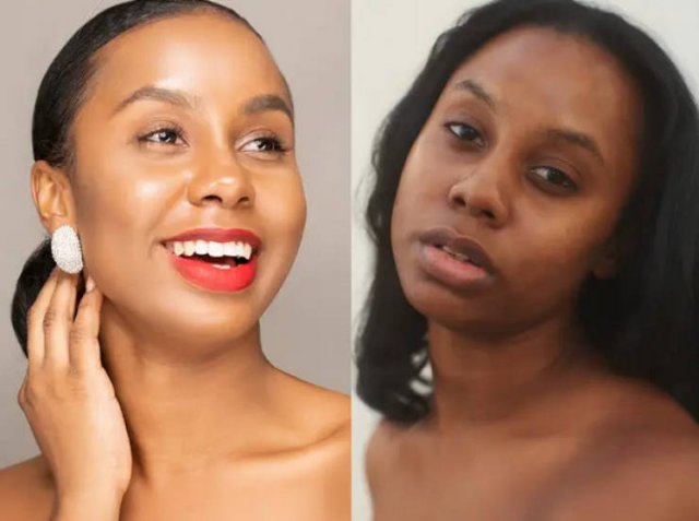 Models With And Without Makeup (13 pics) Models With And Without Makeup (13 pics)
