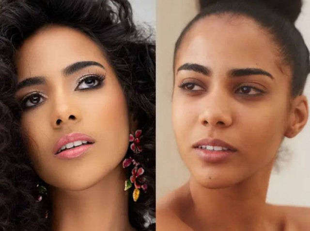Models With And Without Makeup (13 pics) Models With And Without Makeup (13 pics)