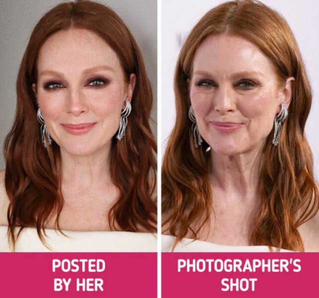 Social Media Photos Of Celebrities Against Real Life (15 pics)
