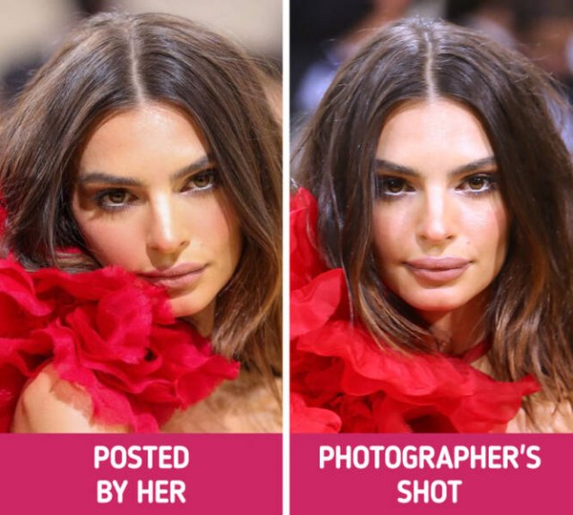 Social Media Photos Of Celebrities Against Real Life (15 pics)