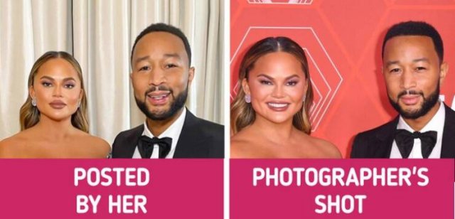 Social Media Photos Of Celebrities Against Real Life (15 pics)
