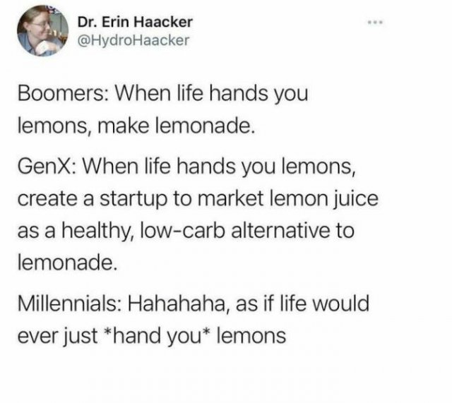 Memes For Millennials, Boomers, And Gen Z (23 pics)