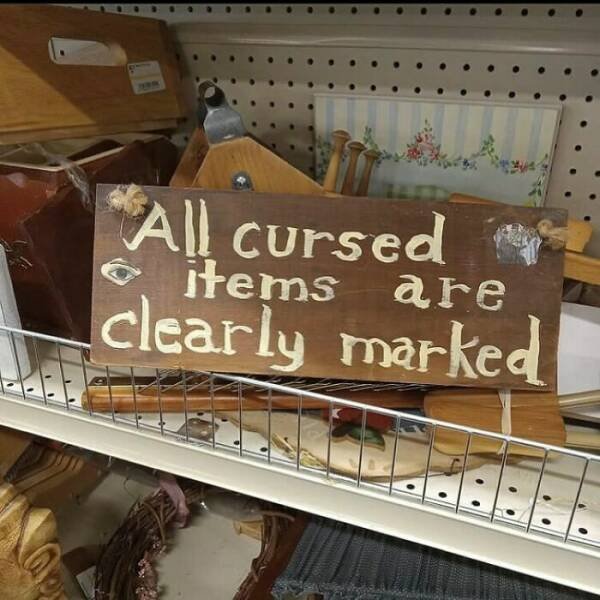 Finds In Thrift Shops And Jokes About It (24 pics)