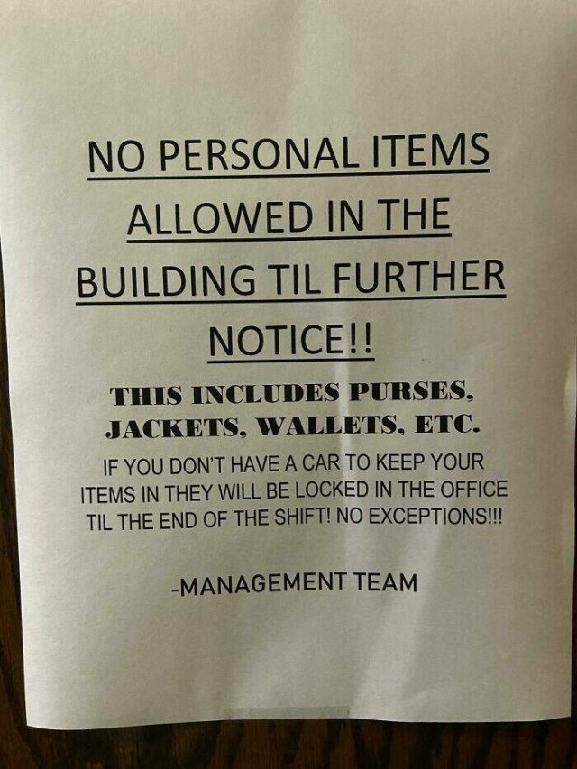 Annoying Prohibitions At Work (24 pics)
