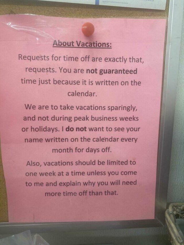 Annoying Prohibitions At Work (24 pics)