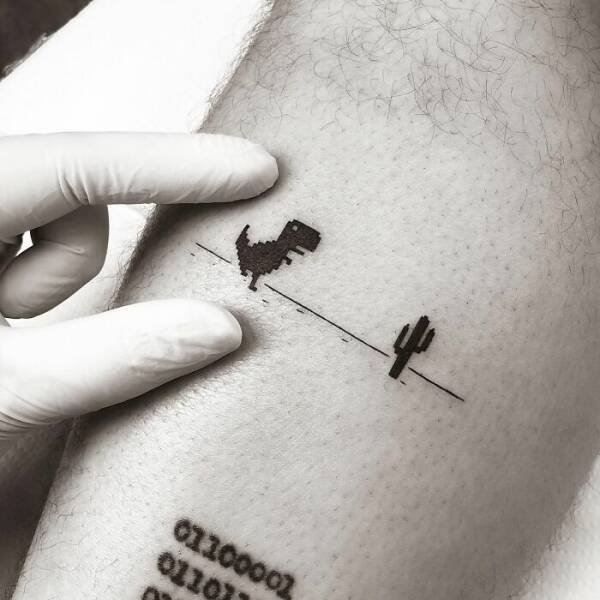 Cool Tattoos For Dinosaur Lovers (23 pics)