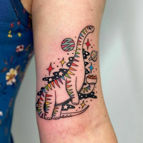 Cool Tattoos For Dinosaur Lovers (23 pics)