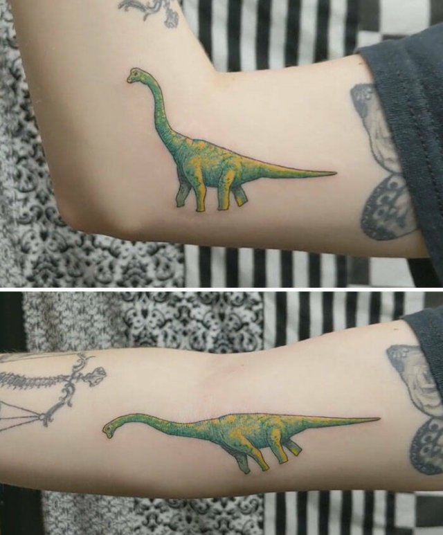 Cool Tattoos For Dinosaur Lovers (23 pics)