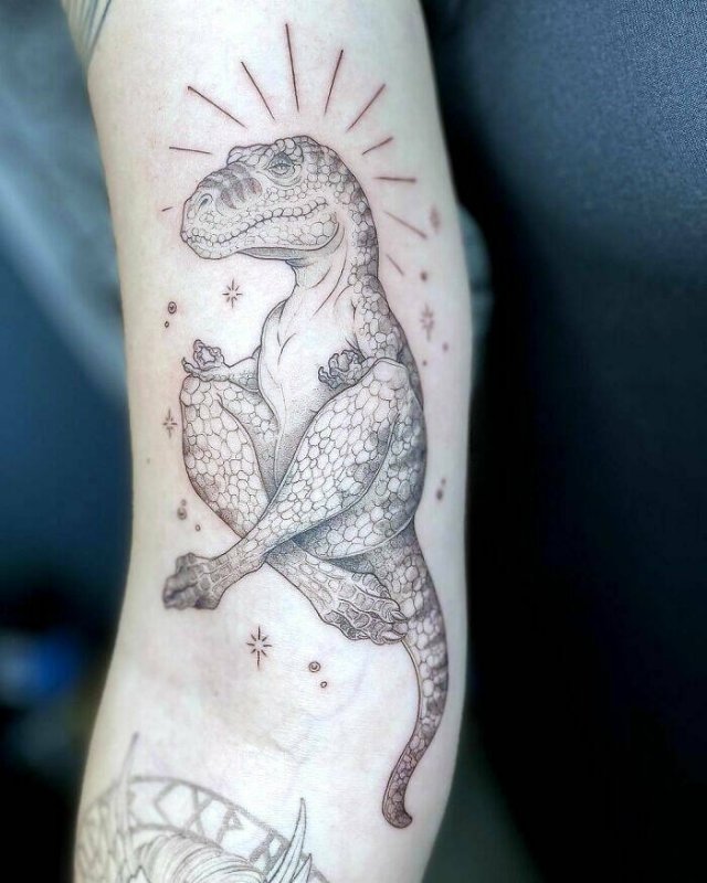 Cool Tattoos For Dinosaur Lovers (23 pics)