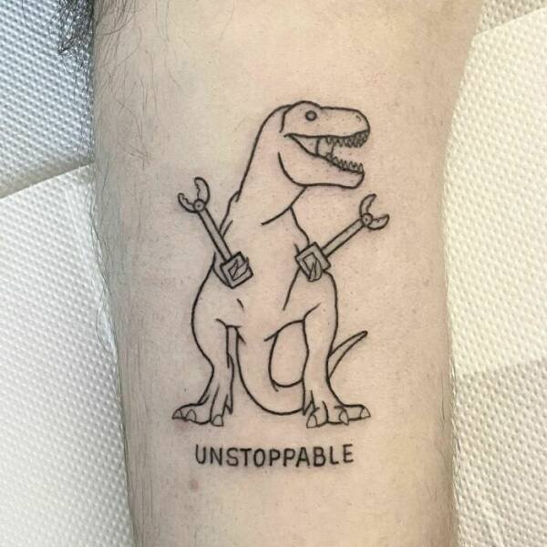 Cool Tattoos For Dinosaur Lovers (23 pics)