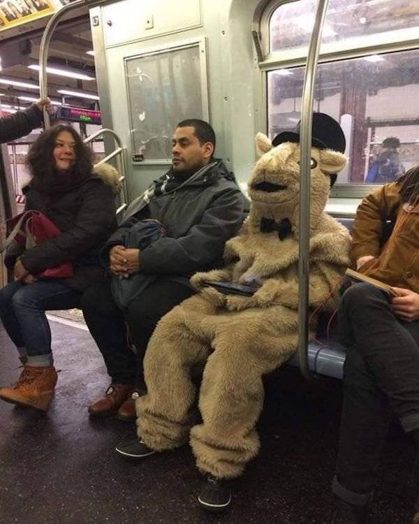 Strange People In The Subway (31 pics)