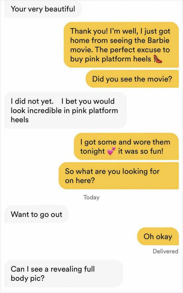 Funny Texts In Dating Apps (20 pics)