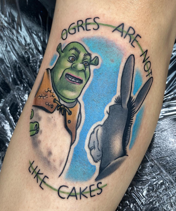 Tattoos For Shrek Fans (20 pics)