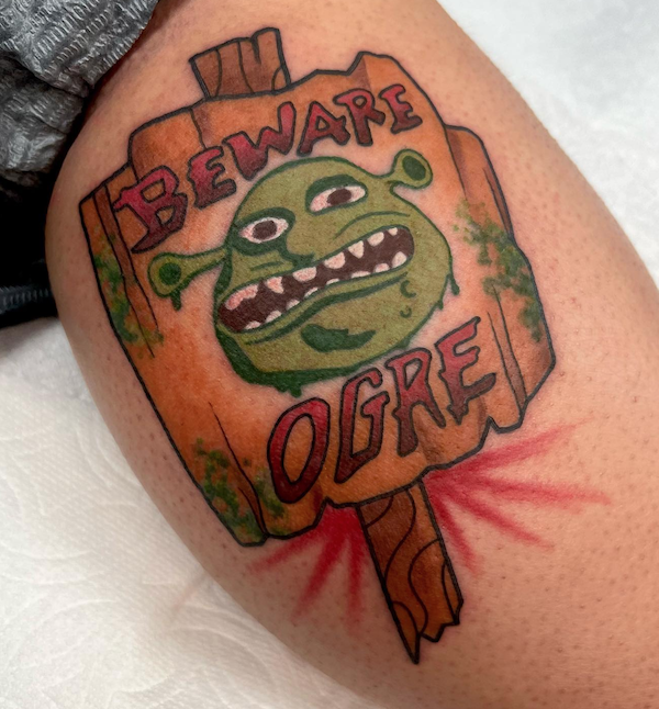 Tattoos For Shrek Fans (20 pics)